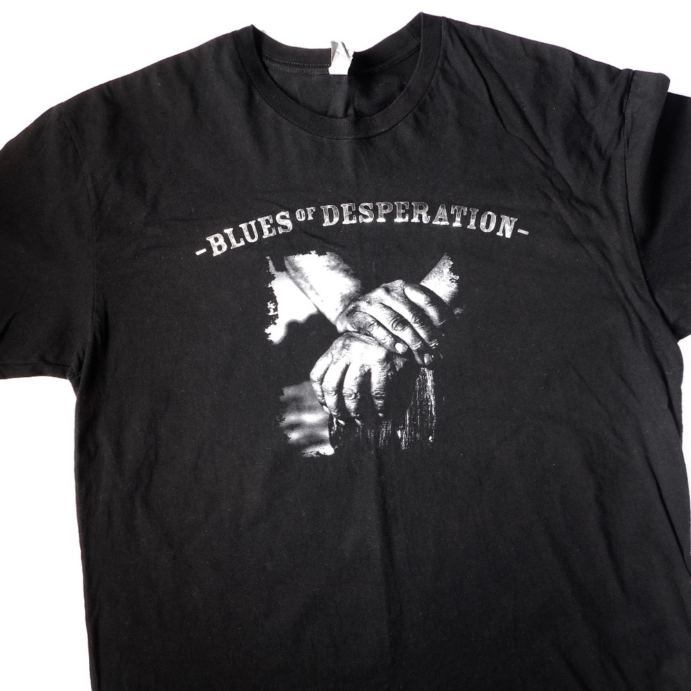 Joe Bonamassa Mens XL Black Original Concert Tour Tshirt Blues of Desperation